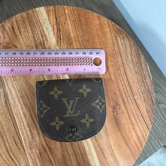 Louis Vuitton Monogram Cuvette Coin Case Vintage Petite Wallet - Picture 11 of 14